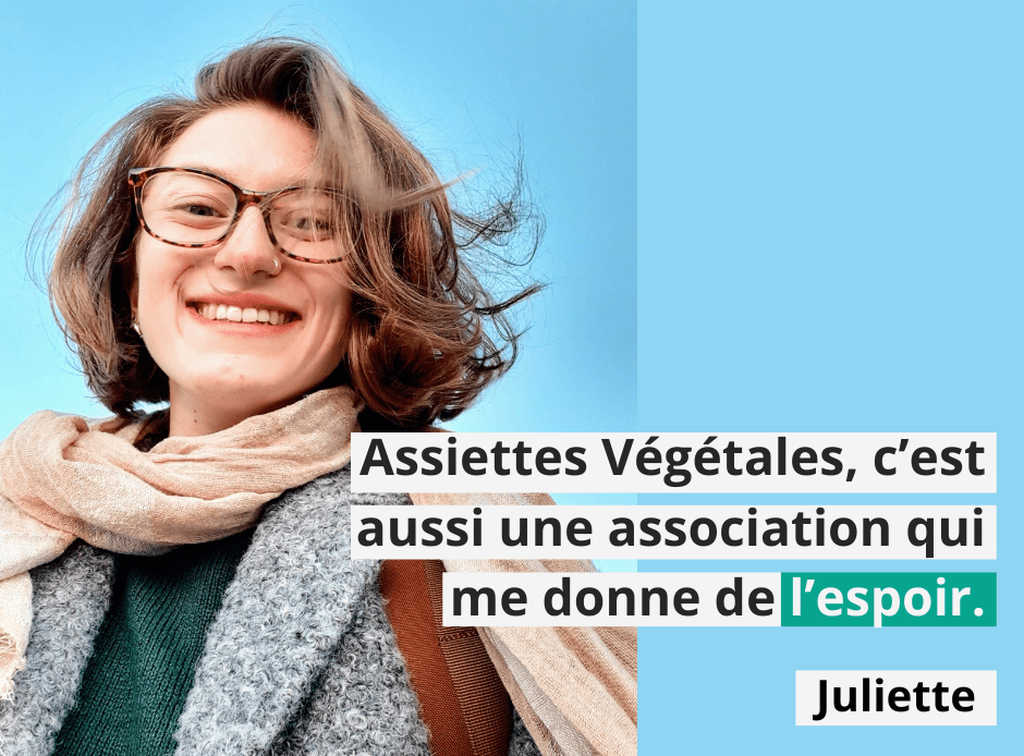 Juliette, donatrice d'Assiettes Végétales